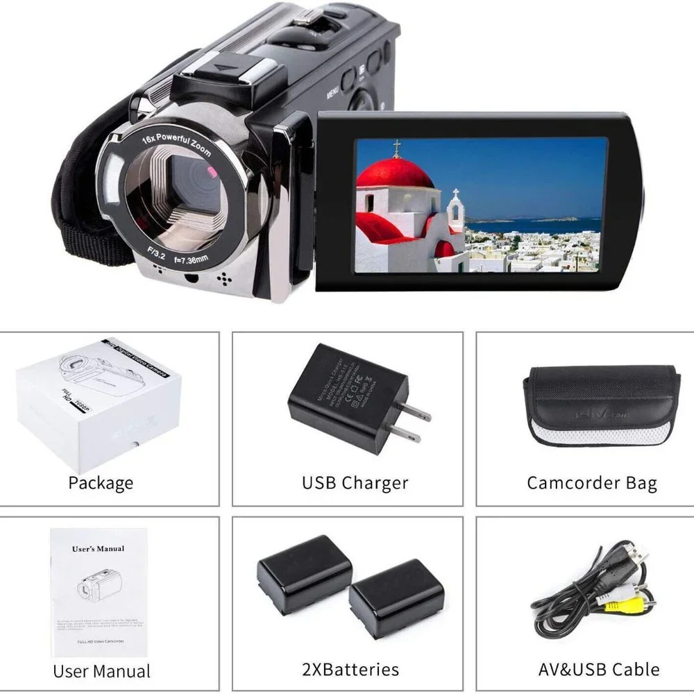 HDV-604S HD Digital Video Camera Full HD 1080P